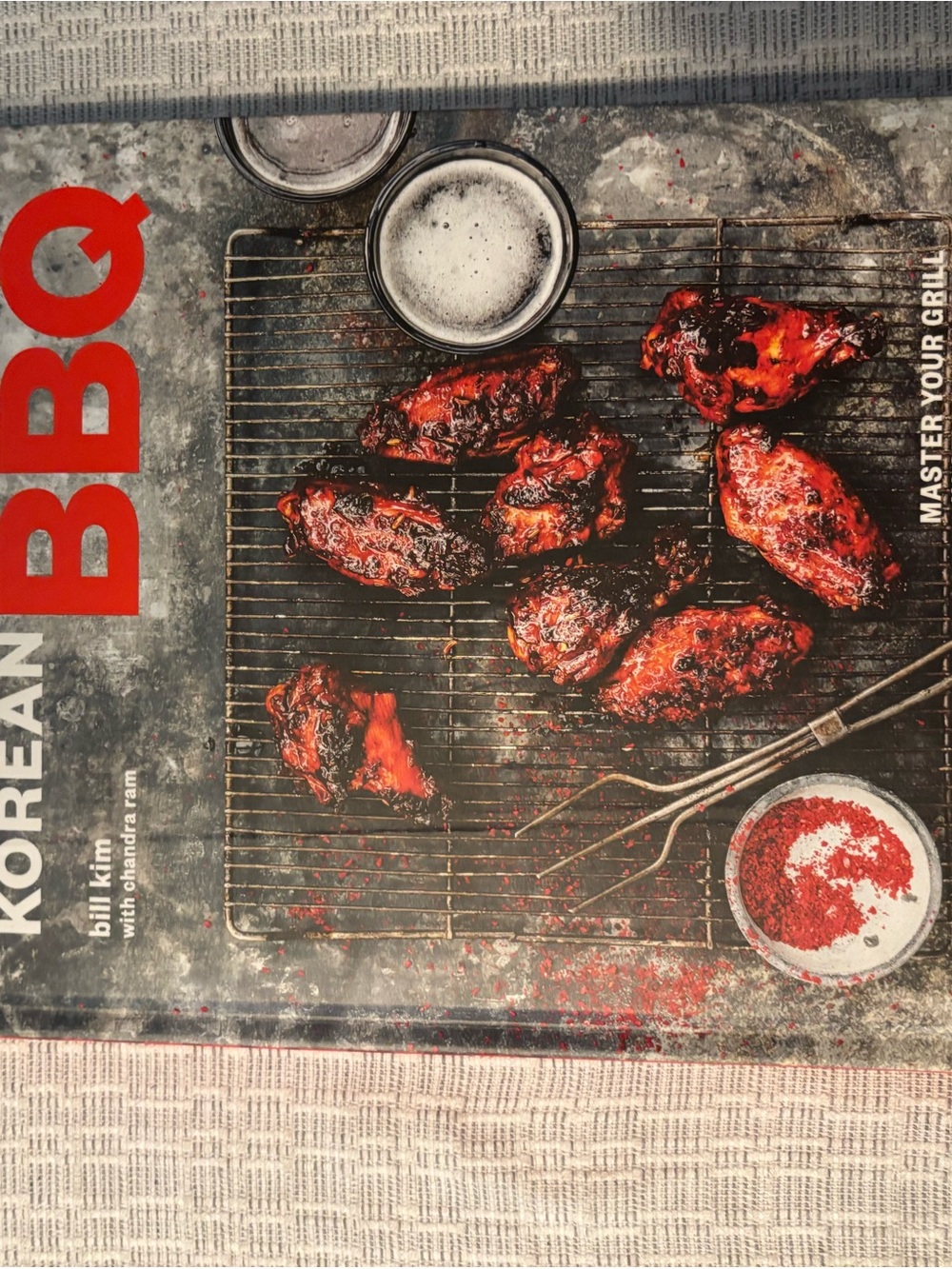 Korean BBQ Cookbook - Red Cover